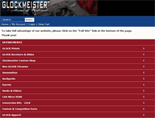Tablet Screenshot of glockmeister.com